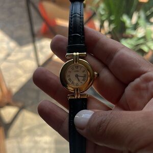Cartier: Vintage Must De Cartier Vermeil Watch